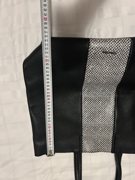 Чанта от естествена кожа Calvin Klein