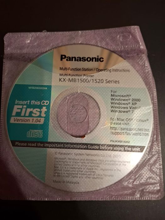 МФУ Принтер+копир+сканер Panasonic