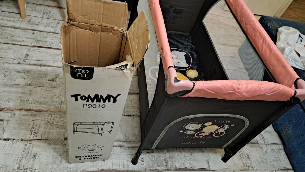 Pătuț/ țarc Pliabil Moni - model Tommy