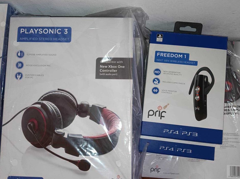 Lot 16 casti PlaySonic 3 / Freedom 1 - PlayStation / Xbox