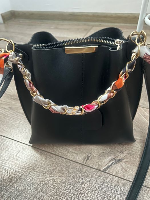 Дамска елегантна чанта с две дръжки