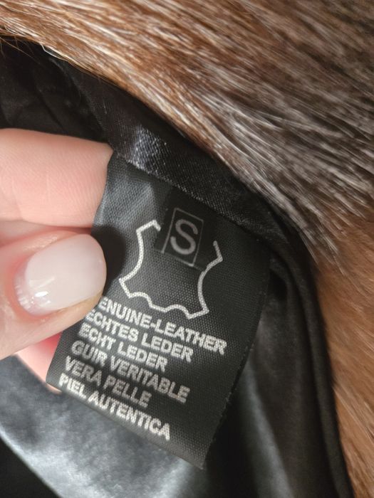 Дамска парка с естествен косъм