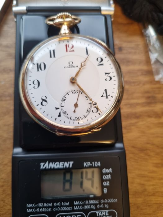 OMEGA-Джобен златен 14к часовник OMEGA