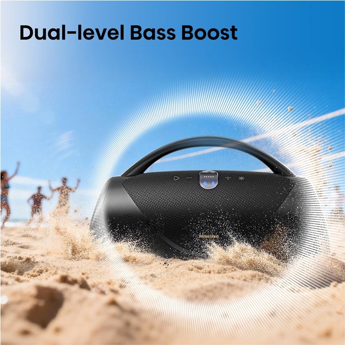 Нова безжична Bluetooth портативна колонка Hisense - VoyageBoom, IP67, черна 320W