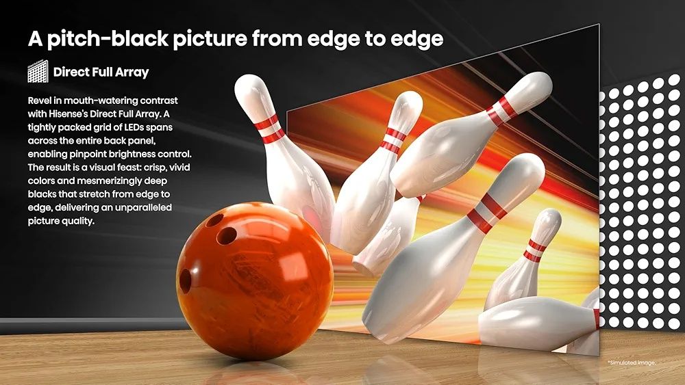 Нов смарт телевизор Hisense - 65A6N, 65'', DLED, 4K, черен