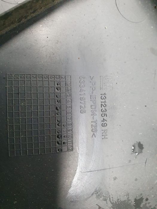 Fata de usa dreapta spate 633419726 Opel Meriva 1  [din 2002 pana  20