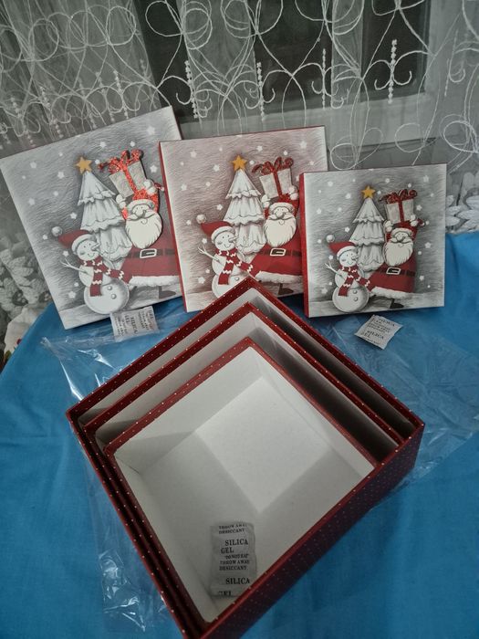 Set cutii cadou de Craciun