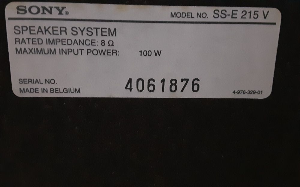 Sistem Hi-Fi Sony ,combina 2x70w, boxe Sony 3 cai 2x100w