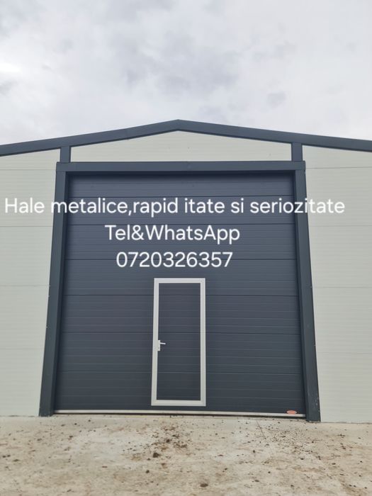 Vand hala metalica 15x40,structura,panouri sandwich si  alte dimensiuni