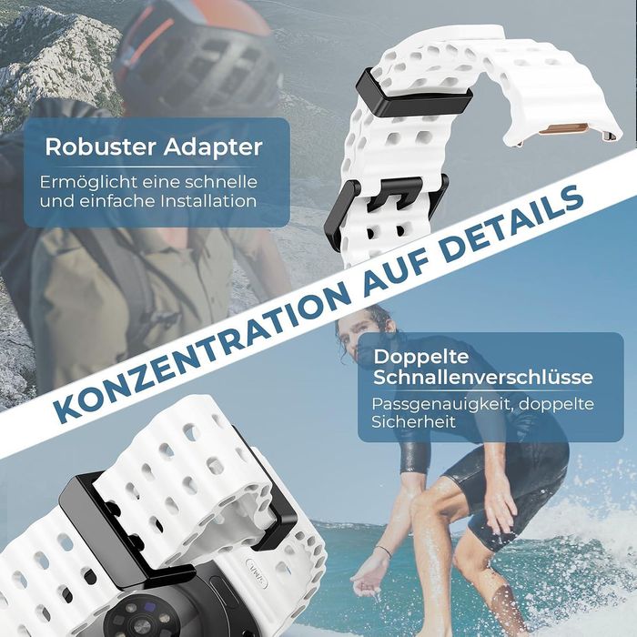 Силиконова Каишка за Samsung Galaxy Watch Ultra - Бял цвят