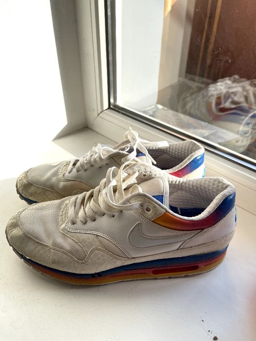 Премиальный кросовки Nike Air Max 1 Premium Sunrise Rainbow (2007)