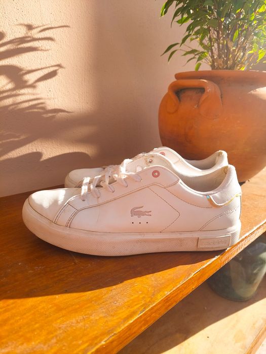 Lacoste дамски бели кецове