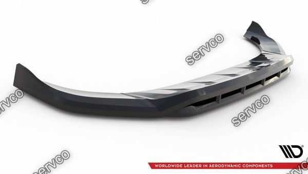 Prelungire splitter bara fata Audi Q7 Mk2 2015-2019 v3 - Maxton Design