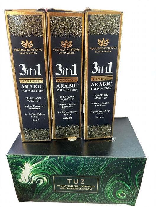 Арабски фон дьо тен 3in1 и TUZ CC cream