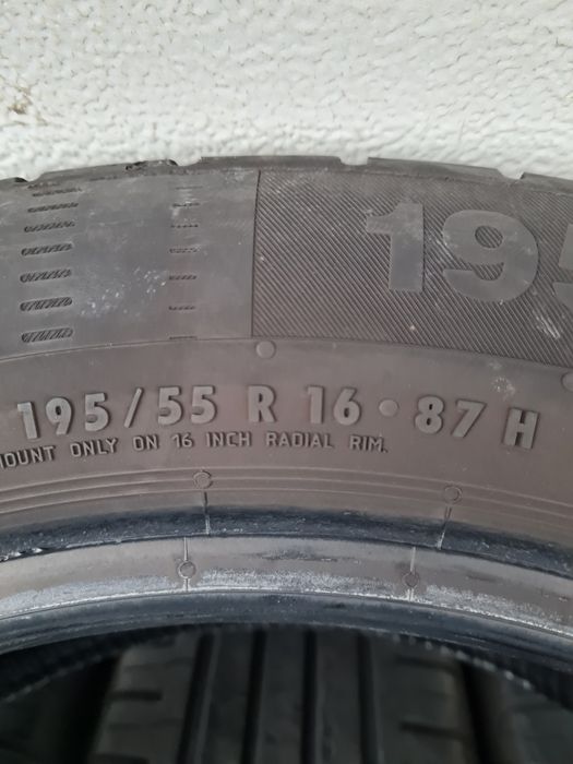 Летни гуми 4 броя CONTINENTAL ContiEcoContact5 195 55 R16 дот 4514