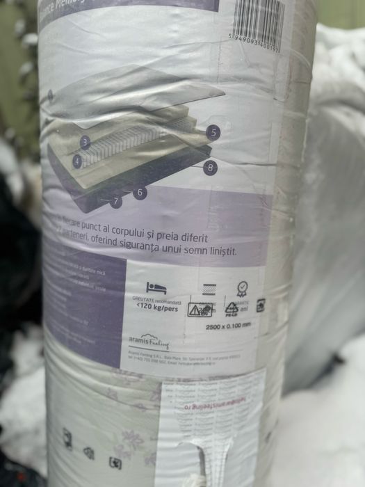 *NOU Saltea 160x200x25 ARAMIS Feeling Lavender Mousse