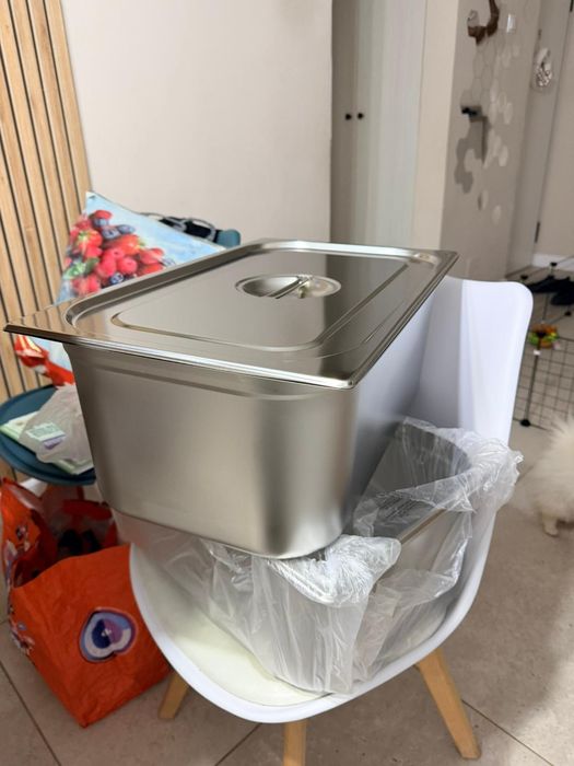 recipient tava 25.6 L capac gastronorm inox argintiu MJUSK