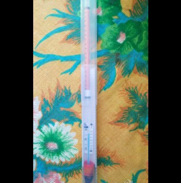 Професионален Спиртомер/Захаромер+стъклена колба. Вариант с термометър