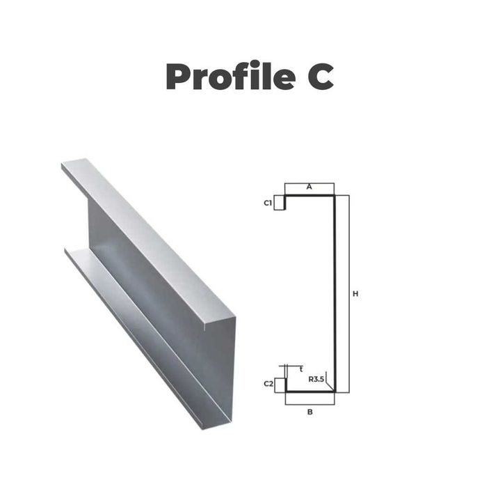 Profile Zincate -Z,C,U,L,SIGMA-