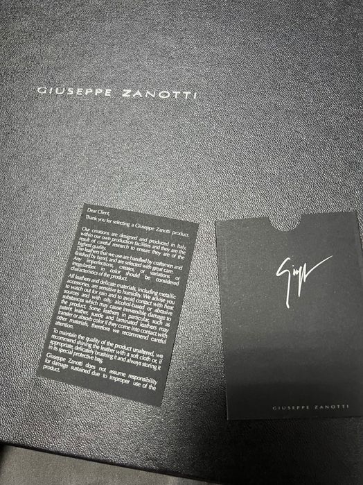 Giuseppe zanotti - URGENT