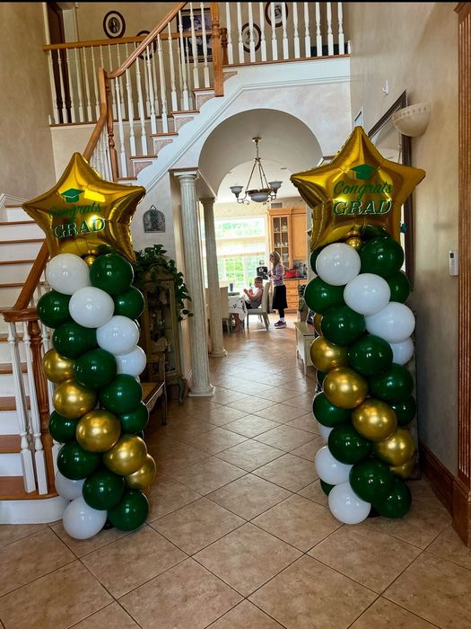 Оформление шарами на праздники.