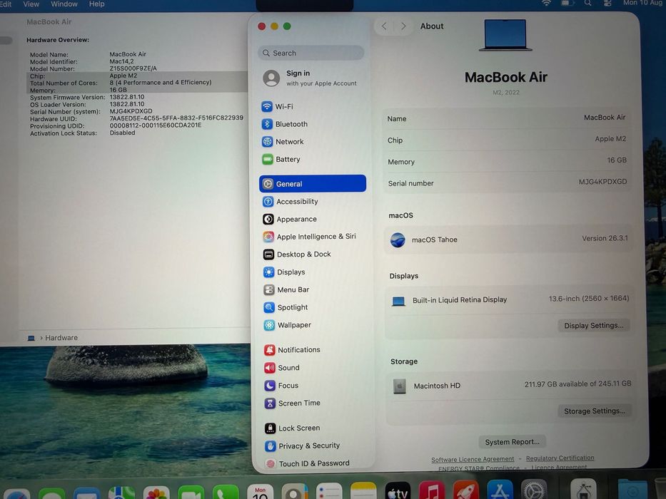 MacBook Air 13" M2 Chip 8-Core CPU/8-Core GPU/16GB RAM/256GB SSD — миниатюра 6
