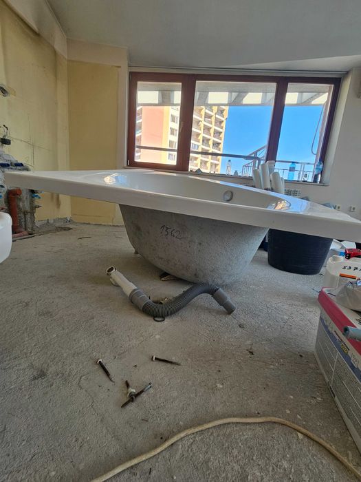 Ъглова вана за баня