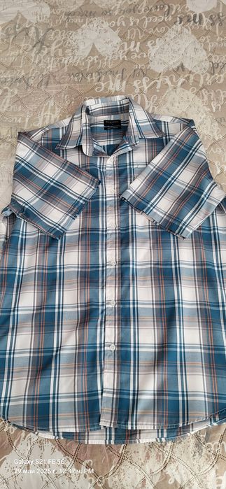 Мъжки къси дънкови панталонки и ризки