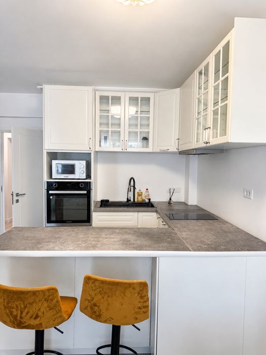 Proprietar-zero comision Studio modern 37 mp, Ivory Residence Pipera, complet mobilat și utilat, 500 €/lună