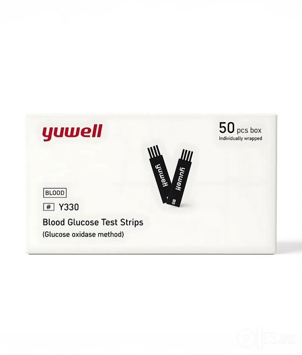 Доставка. Yuwell тест полоски для глюкометра