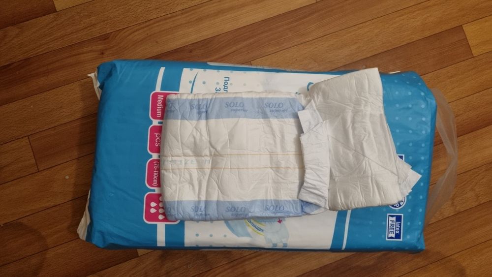 Памперсы для взрослых,  размер  М