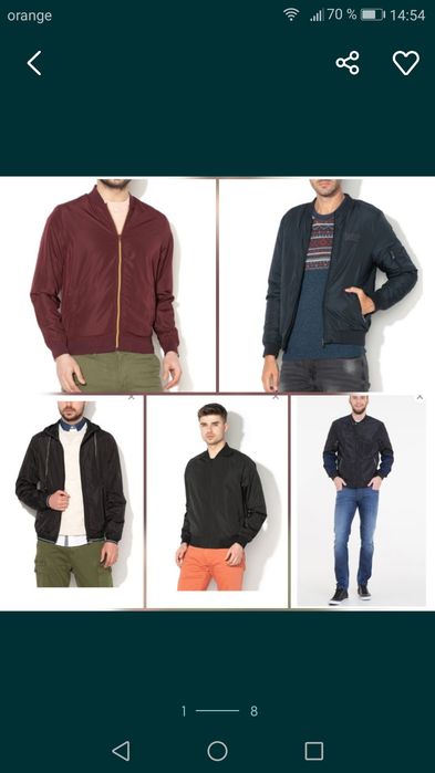 Veste mărimi și Culori model