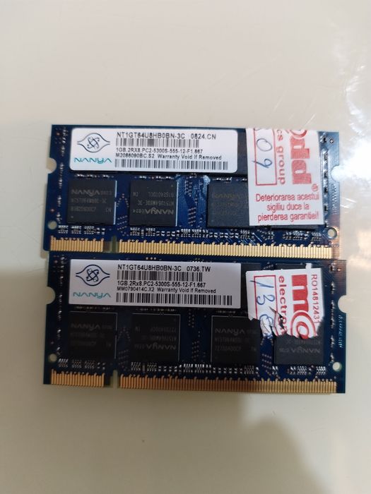 Memorii Notebook 256mb, 1gb , 4g (pretul e pentru toate)