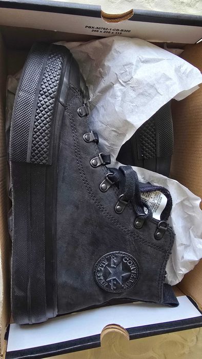 Дамски високи маратонки Converse Chuck Taylor All Star Lift (Велур)