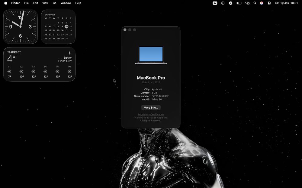 Macbook pro M1 13 inch 8/512