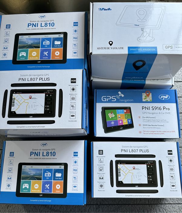 GPS-uri noi 7inch PNI/PilotOn Harti 2025 Camion/Autocar iGO Primo Arad