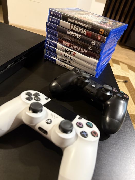 PS 4 Slim 1Tb + jocuri