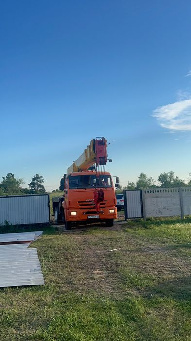 Кран любые работы 30м стрела 25т