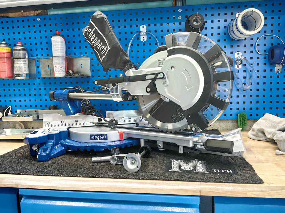 Потапящ циркуляр с изтегляне 2200W, 254мм Scheppach HM254SPX