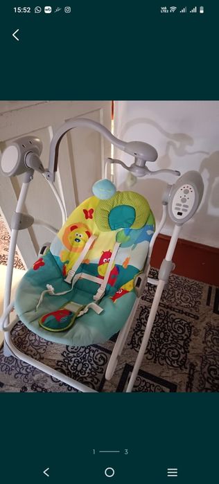 Электро качели шезлонг