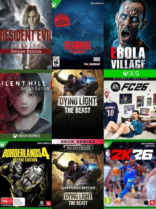 Продам игры на Xbox Series S X One