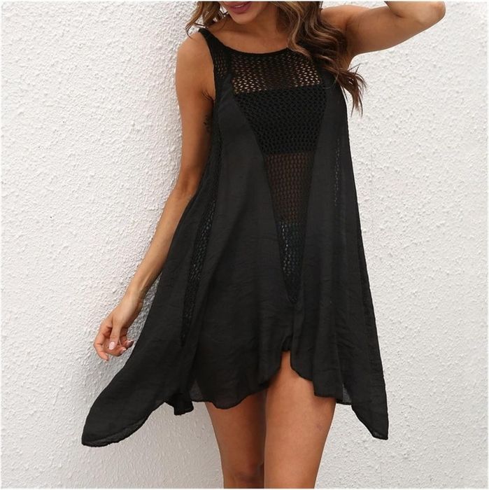 Плажна туника -рокля на една кука