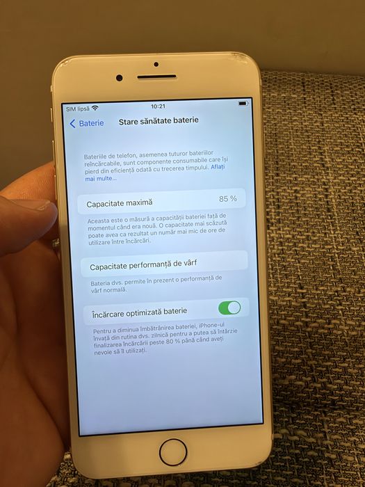 iPhone 7 Plus 32GB Gold – Baterie 85% – Grad B