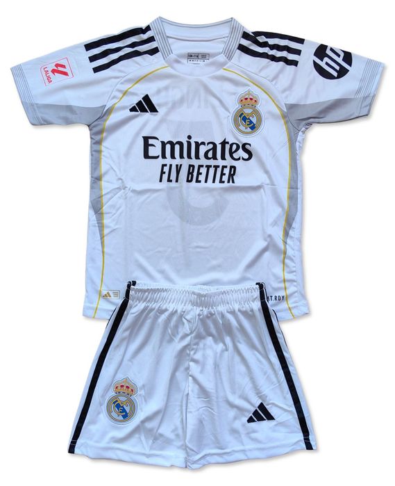 Детски футболен екип Реал Мадрид Белингам комплект Bellingham тениска