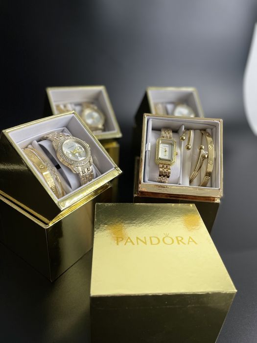 Часы для девушек, Наручные часы, Набор Pandora, Dior, Chanel