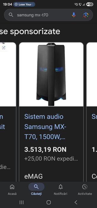 Sistem audio Samsung  MX-T70