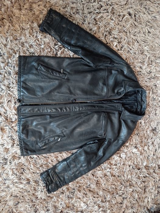 Кожаная куртка мужская. Б.у