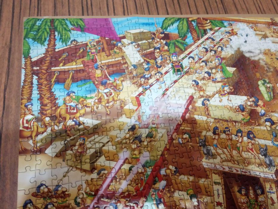 Puzzle 1000 piese D-Toys Cartoon Collection Piramida Egipt