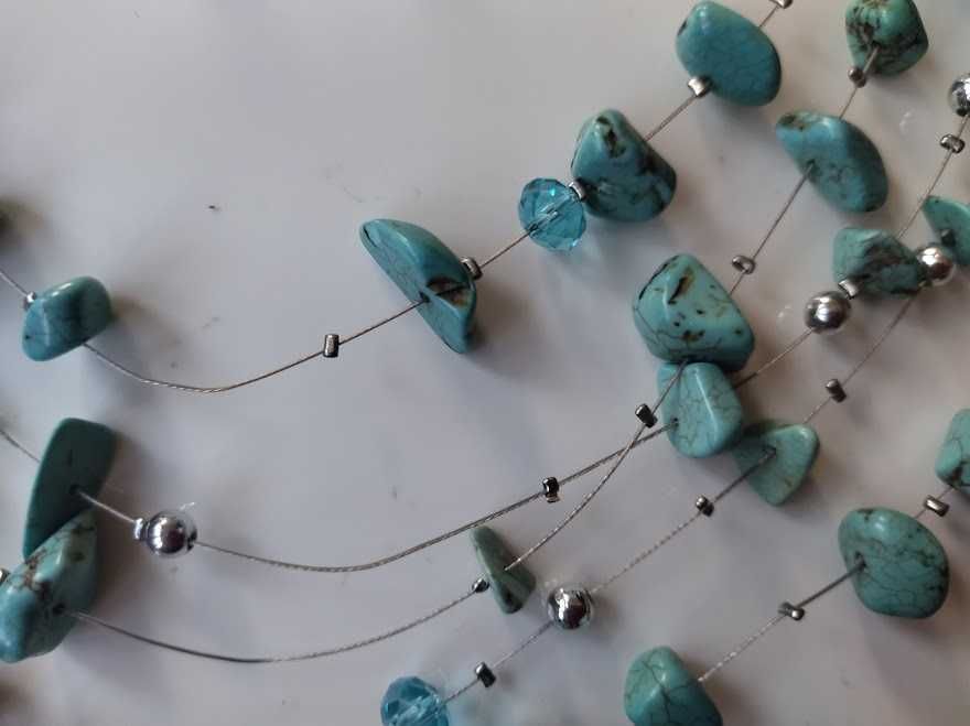 Колие и обеци- тюркоаз