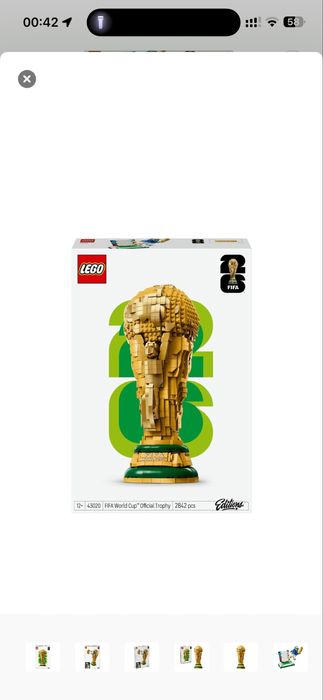 LEGO 43020 Официальный Кубок Мира FIFA 2026 — Эксклюзив